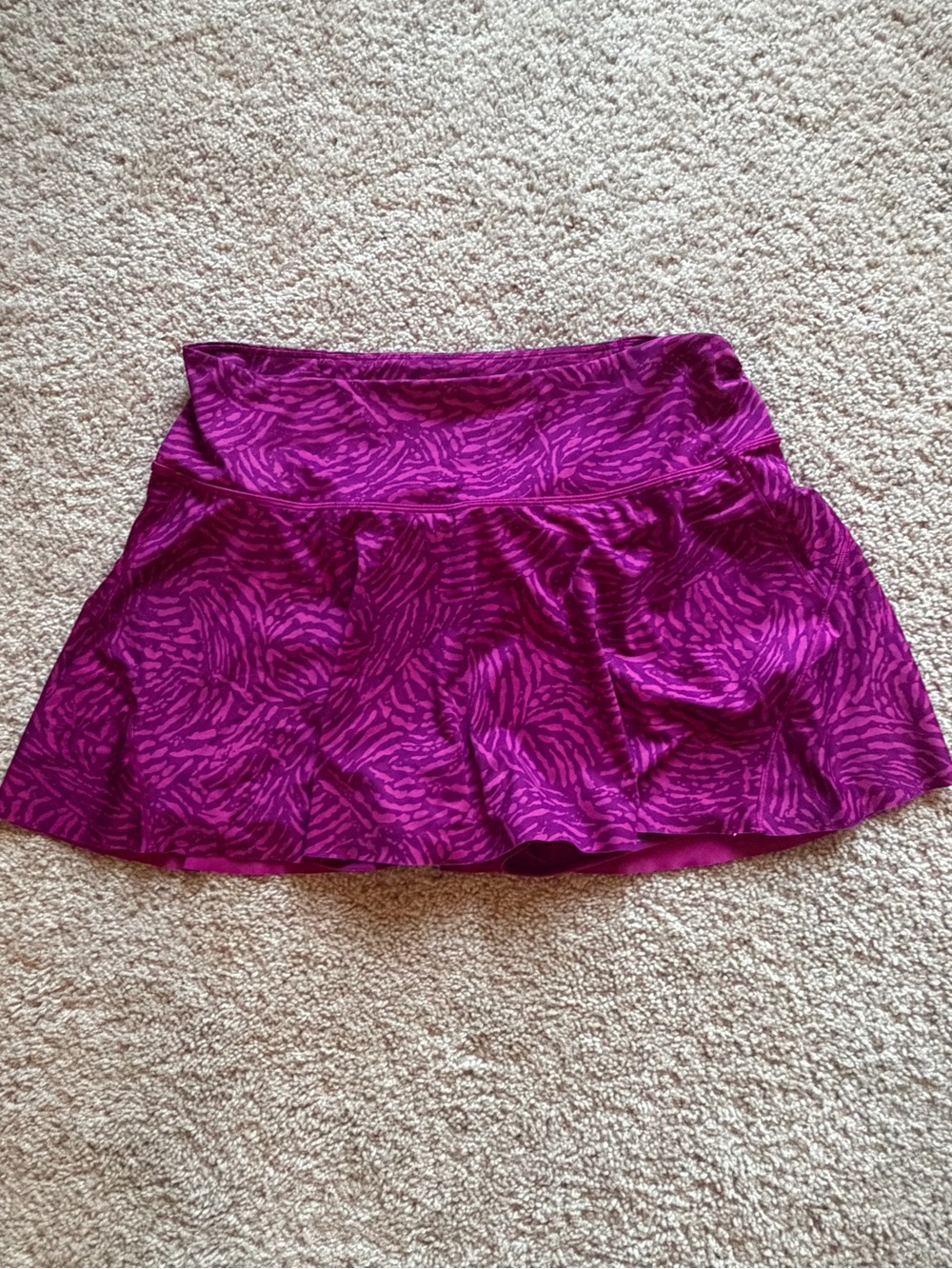 Athleta Magenta Printed Skater Skirt